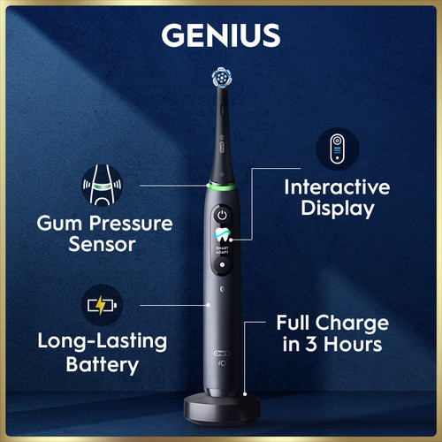 iO Series 9 Rechargeable Electric Toothbrush, Sapphire Blue 