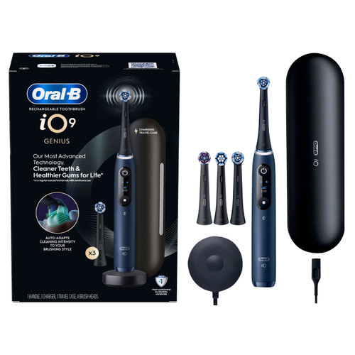 iO Series 9 Rechargeable Electric Toothbrush, Sapphire Blue 