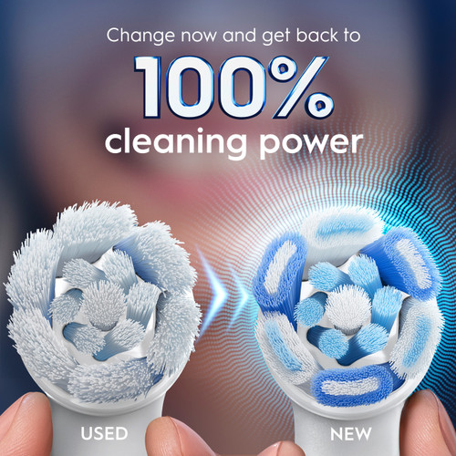 iO Ultimate Clean Replacement Brush Heads, 6-Count, White