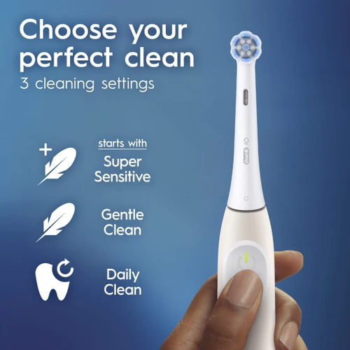 Oral-B iO Series 2 Rechargeable Electric Toothbrush Starter Kit, Peach