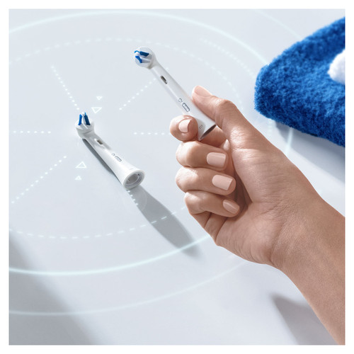 Oral-B iO Targeted Clean Replacement Brush Head, 2-Count, White