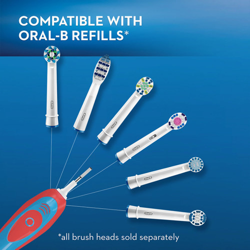 Oral-B Pro-Health Sparkle Fun Battery Kids Toothbrush with Replaceable Sensitive Brush Head, for Kids 3+