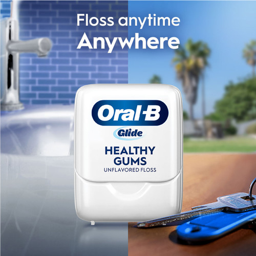 Oral-B Glide Healthy Gums Unflavored Dental Floss