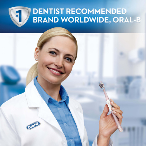3D White Glamorous Manual Toothbrush