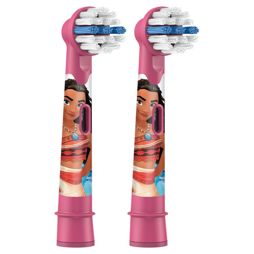 Kids Extra Soft Replacement Brush Heads featuring Disney's Princess - Moana, 2 count