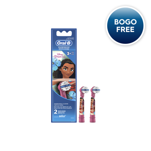 Kids Extra Soft Replacement Brush Heads featuring Disney Princesses, 2 count