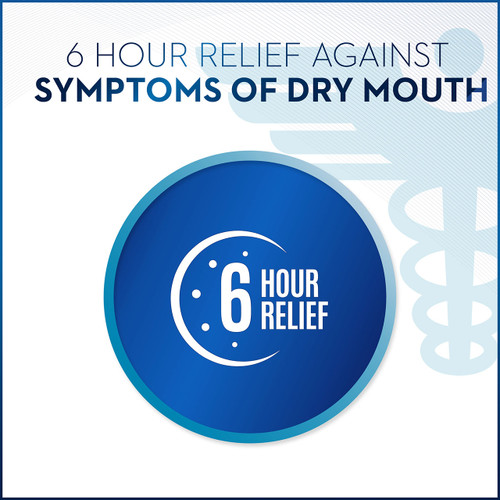 Oral-B Dry Mouth Oral Rinse Mouthwash, Moisturizing Mint