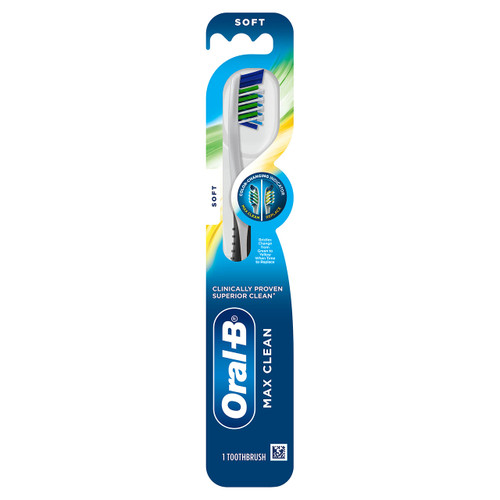 CrossAction Max Clean Manual Toothbrush, Soft, 1 Count