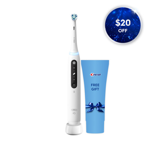 iO Series 5 Rechargeable Electric Toothbrush, Matte White
