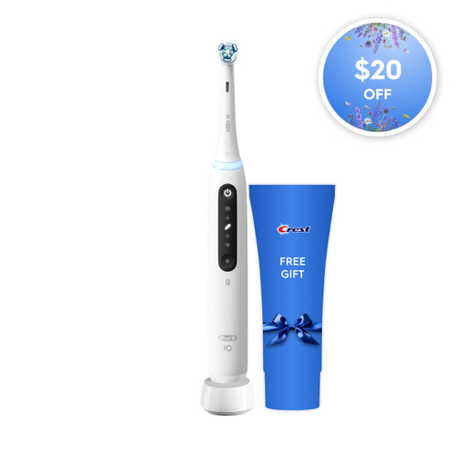 iO Series 5 Rechargeable Electric Toothbrush, Matte White with $20 off