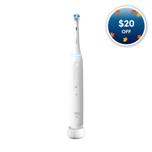 iO Series 4 Rechargeable Electric Toothbrush, Matte White