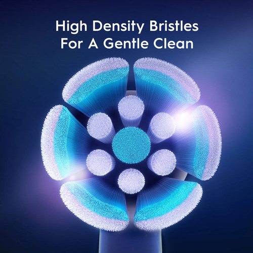 iO Gentle Care Replacement Brush Heads 2Count, Black OralB