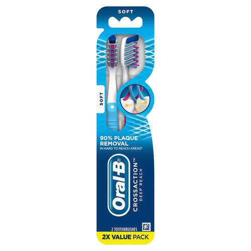 Oral-B CrossAction Deep Reach Manual Toothbrush