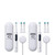 Oral-B iO Series 8 Twin Pack, White Alabaster and White Alabaster