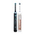Oral-B Genius 7500 Rechargeable Electric Toothbrush Twin Pack, Black and Rose Gold