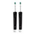 Pro 500 Rechargeable Electric Toothbrush Twin Pack, Black