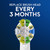 Replace brush head every 3 months