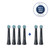 iO Ultimate Clean Replacement Brush Heads, 6-Count, Black