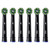 Oral-B CrossAction Replacement Brush Heads, Black 6-Count
