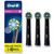 Oral-B CrossAction X-Filaments Replacement Brush Heads Refill, Black 3 Count