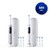 Oral-B iO9 Twin Pack, Rose Quartz + White Alabaster