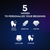 5 modes to personalising your Oral-B iO Series 6 Twin Pack, Black Lava and Black Lava