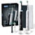 Oral-B Genius X Rechargeable Electric Toothbrush Twin Pack, Black and White
