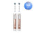 Oral-B Genius 7500 Rechargeable Electric Toothbrush Twin Pack, Rose Gold