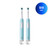 Pro 1000 Rechargeable Electric Toothbrush Twin Pack, Turquoise