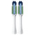Clic Toothbrush Whitening Replacement Brush Heads, White, 2 Count