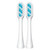 Clic Toothbrush Sensitive Clean Replacement Brush Heads, White, 2 Count