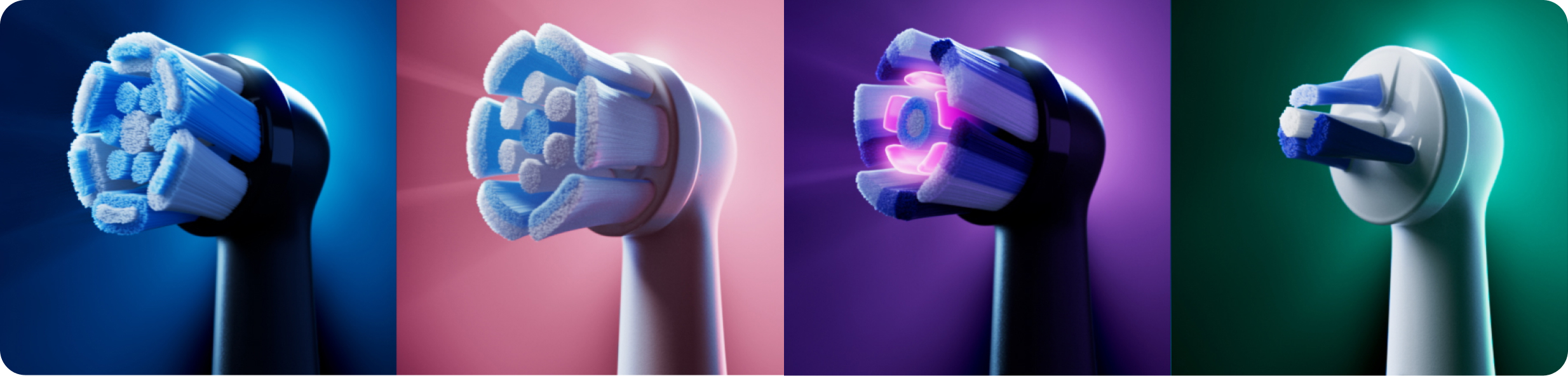 Oral-B brush head replacement illustration