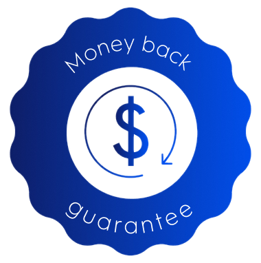 Oral-B money-back guarantee badge