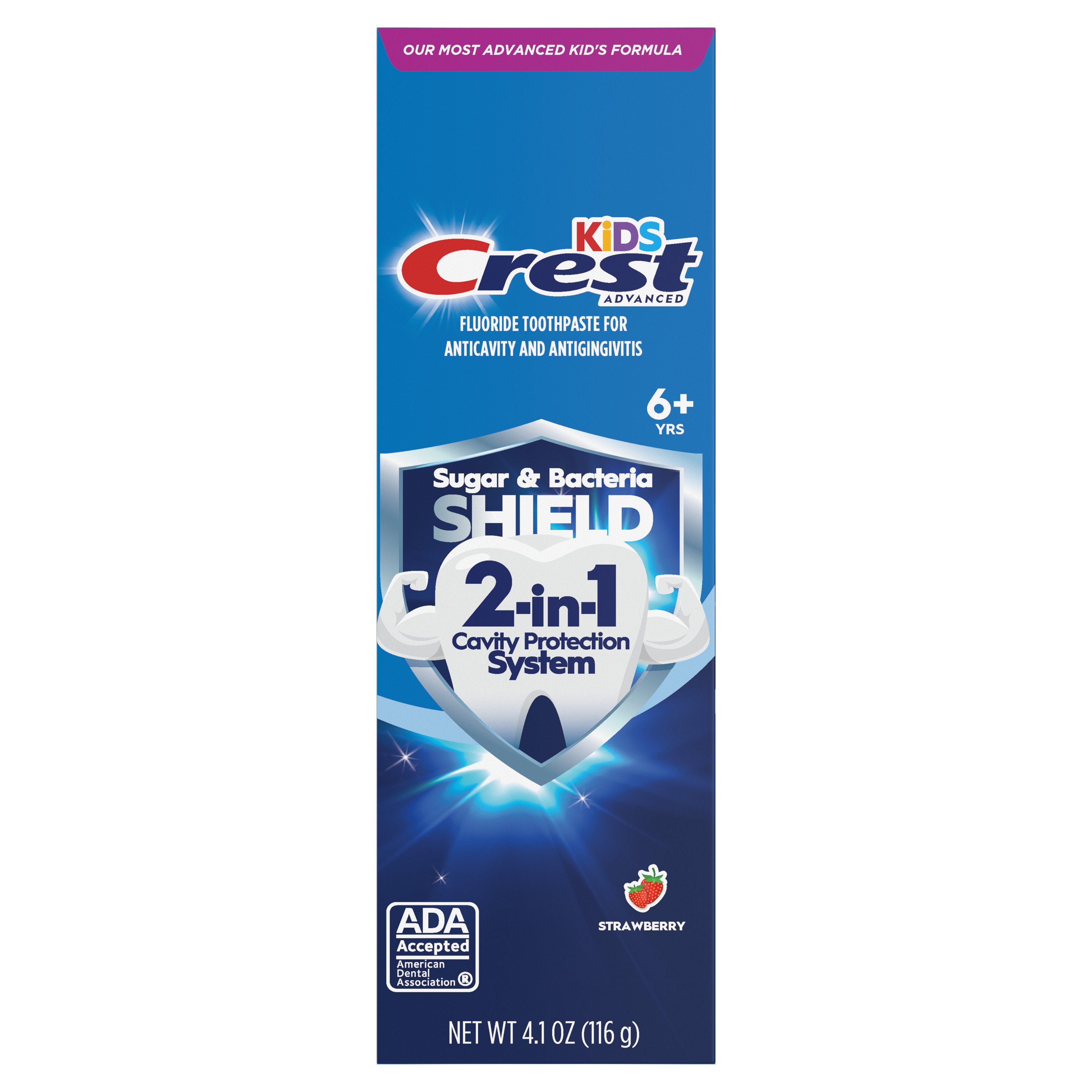Crest Kids Sugar + Bacteria Shield Toothpaste