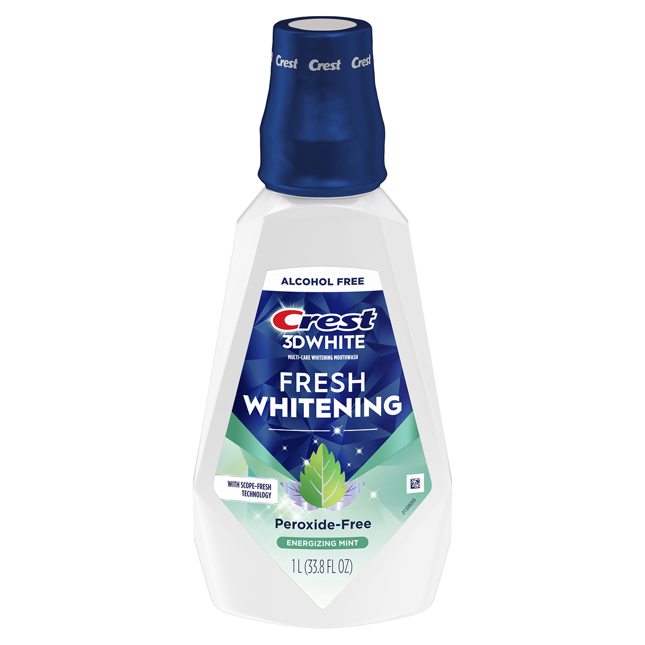 Crest 3D White Fresh Whitening Mouthwash, Energizing Mint