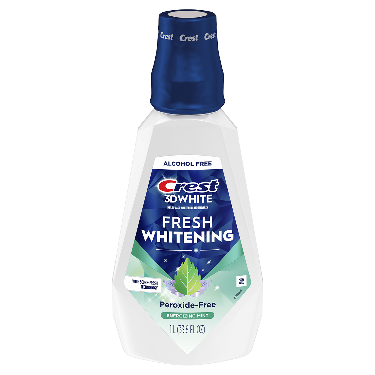 Crest 3D White Fresh Whitening Mouthwash, Energizing Mint