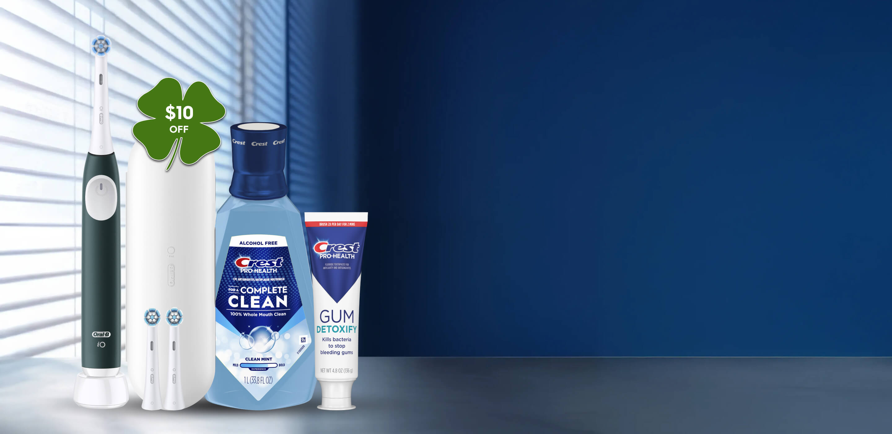 Save $10 on the iO2 Gum Care Bundle while supplies last.