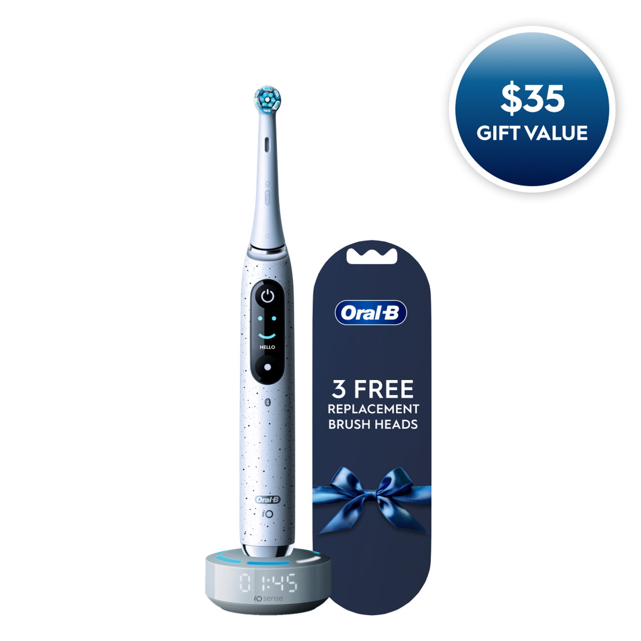 iO Series 10 Rechargeable Electric Toothbrush, Stardust White