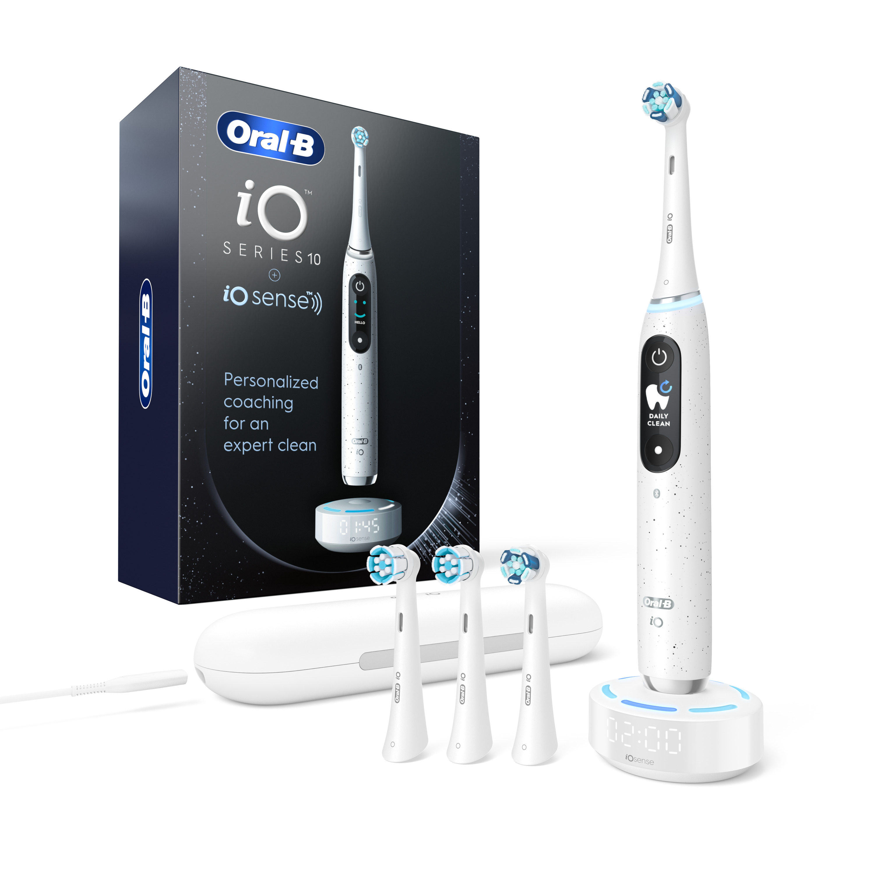Braun Oral-B iO 10 ホワイト 本体 iO Series 10 Electric Toothbrush, Stardust White | Oral-B
