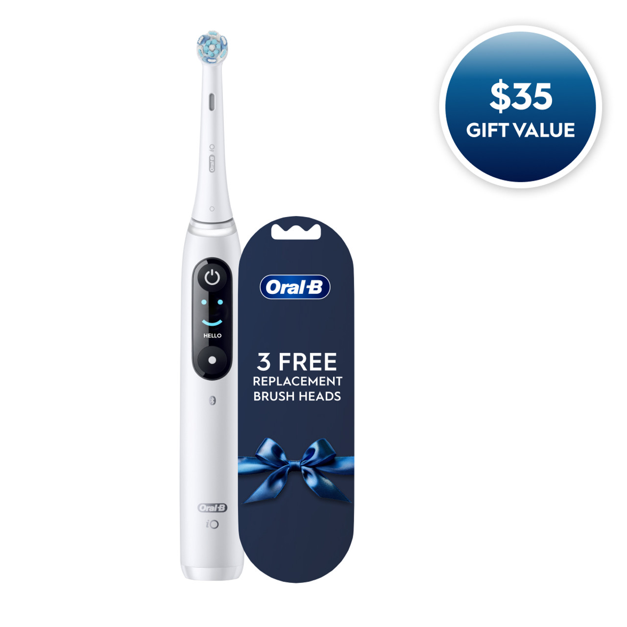 iO Series 8 Electric Toothbrush, White Alabaster