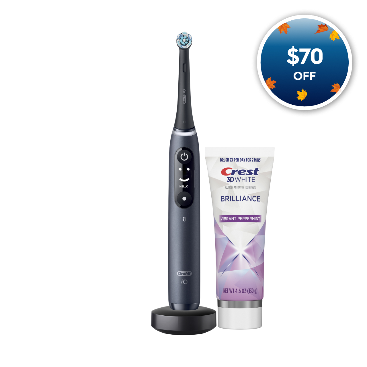 iO Series 7 Electric Toothbrush, Black Onyx