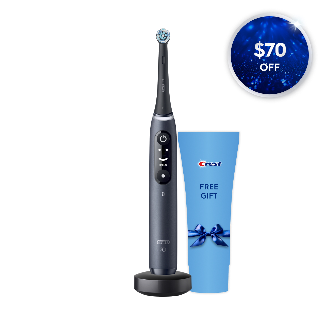 iO Series 7 Electric Toothbrush, Black Onyx