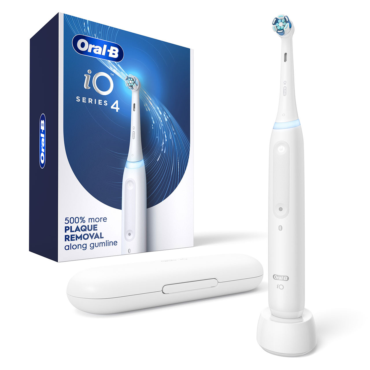 Oral-B iO Series 4 Electric Toothbrush, Matte White