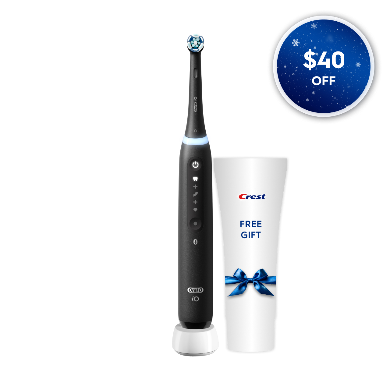 Oral-B iO Series 5s 電動歯ブラシ Oral-B iO Series 5 Rechargeable Electric Toothbrush, Matte Black