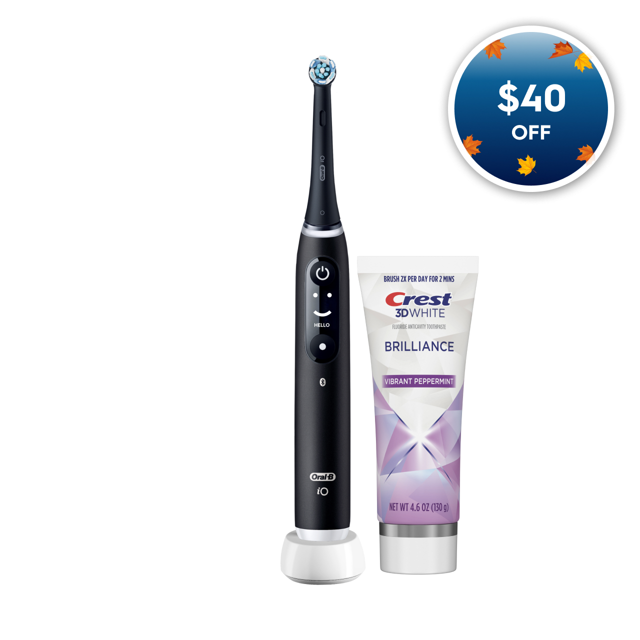 Oral-B iO Series 6 Electric Toothbrush, Black Lava