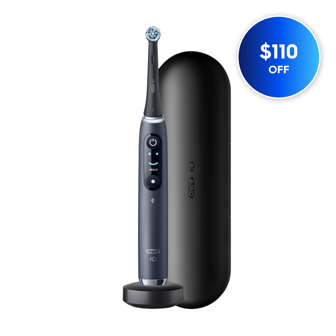 Oral-B iO Series 9 Rechargeable Electric Toothbrush, Black Onyx