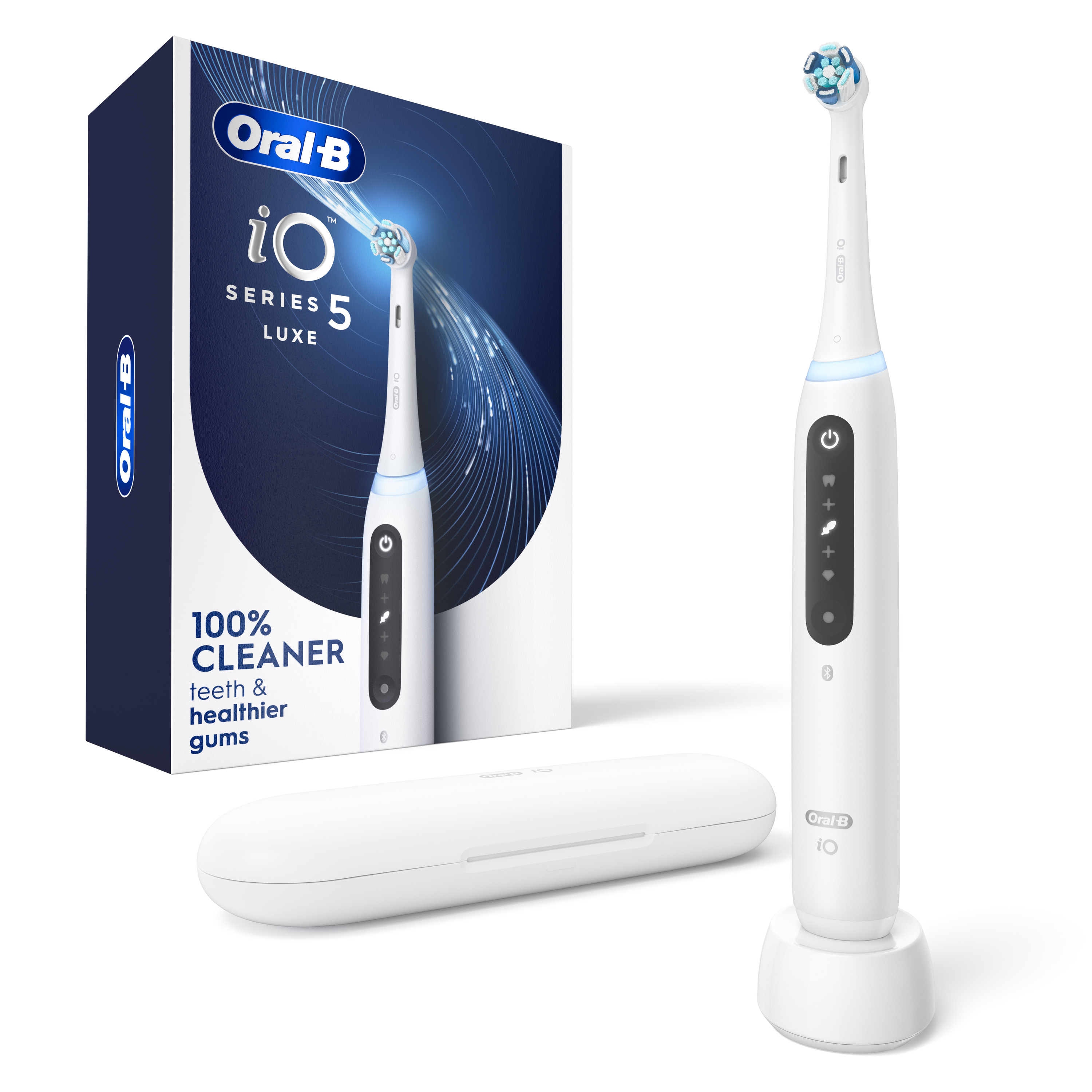 Oral-B iO Series 5 Luxe Rechargeable Electric Toothbrush, White