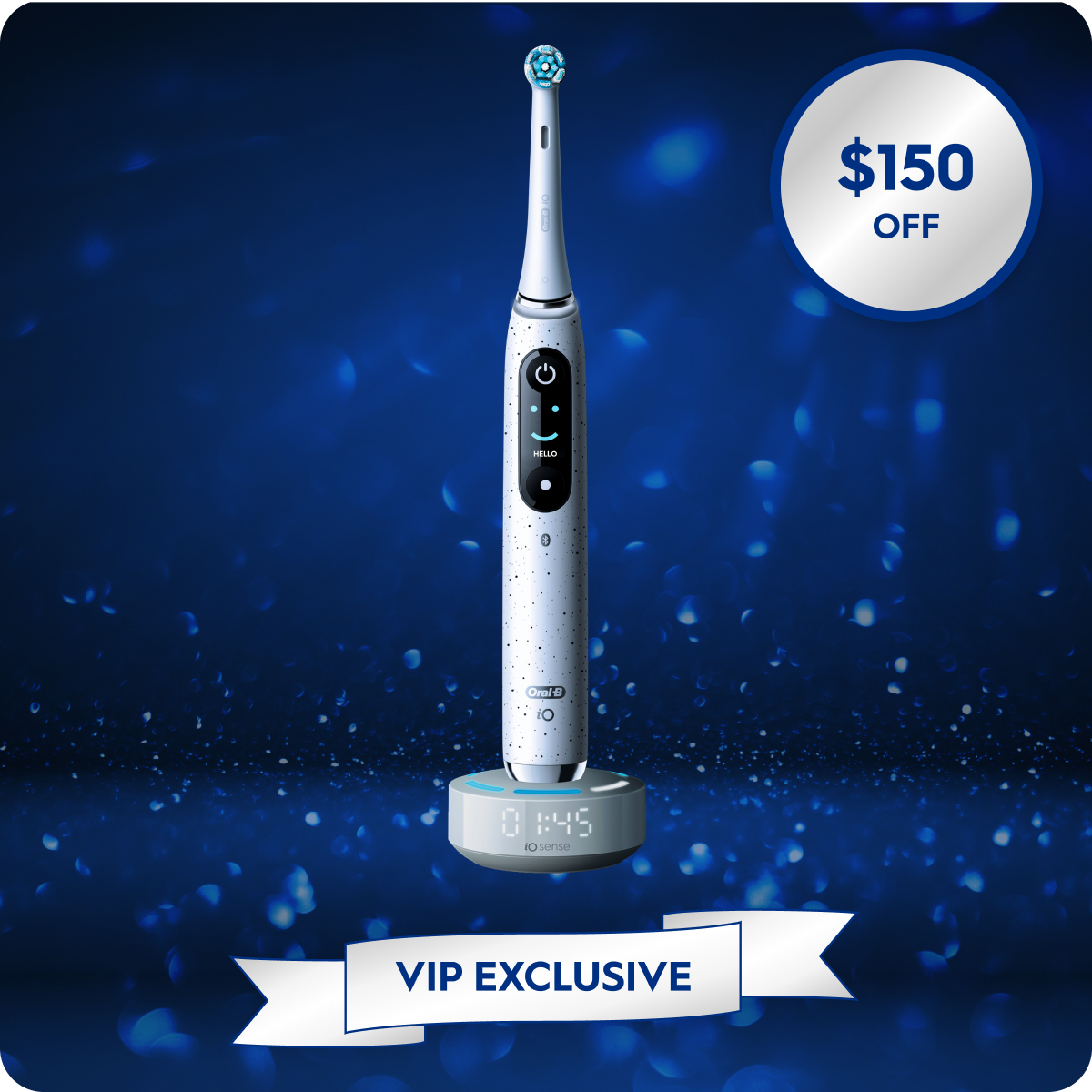 Oral-B iO Series 10 Rechargeable Electric Toothbrush, Stardust White