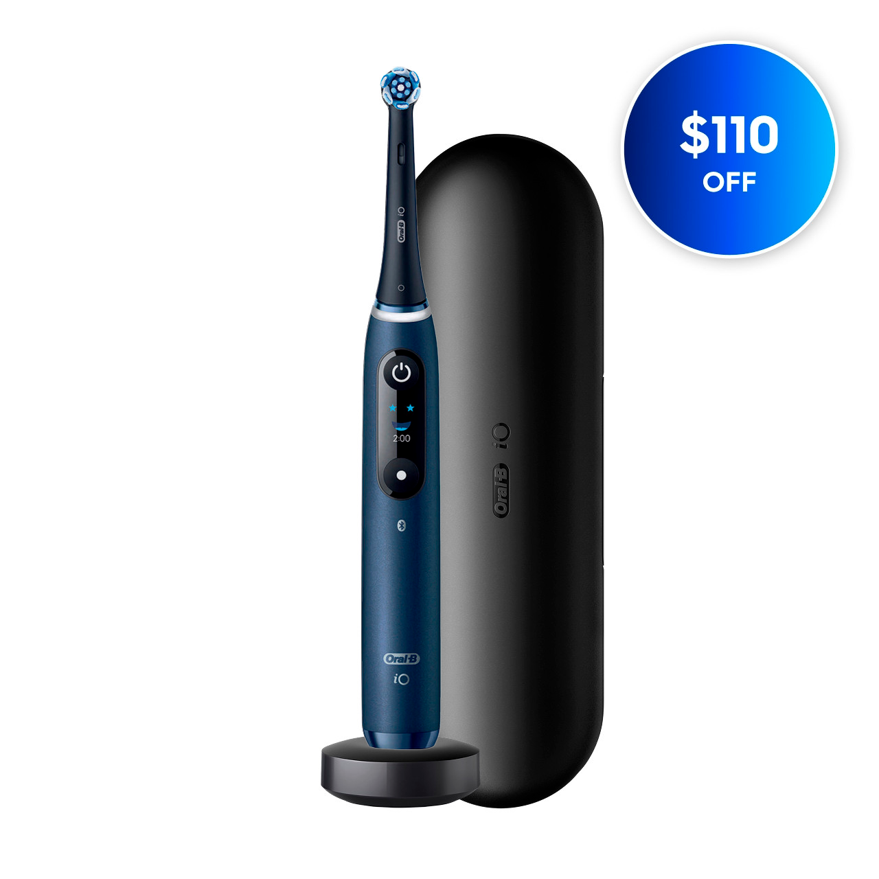 Oral-B iO Series 9 Genius Rechargeable Electric Toothbrush, Sapphire Blue