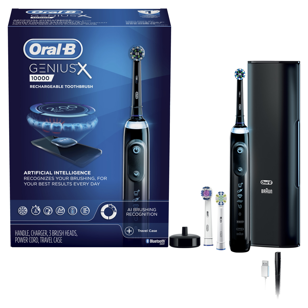 Oral-B Genius X 10000 Rechargeable Electric Toothbrush | Oral-B